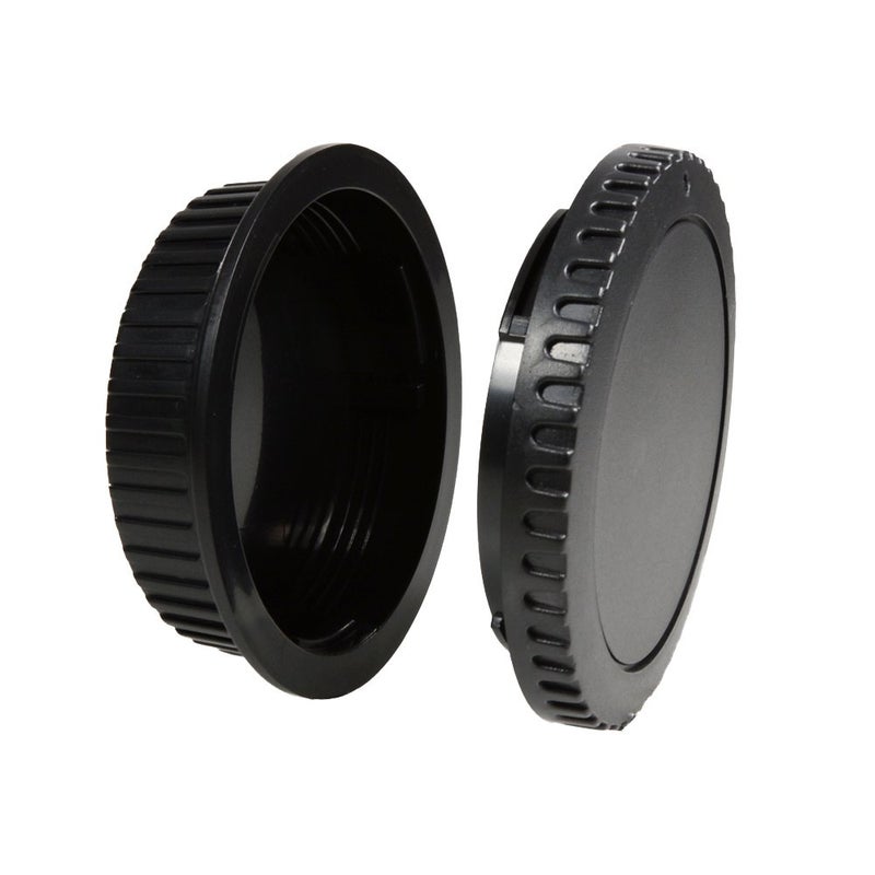 CamDesign Body Cap & Camera Rear Lens Cover Compatible With Canon EOS RF-3, 1D, 7D, 5D, 7D, T7i - Image 1